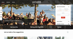 Desktop Screenshot of lausanne-tourisme.ch
