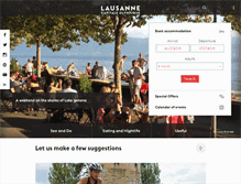 Tablet Screenshot of lausanne-tourisme.ch